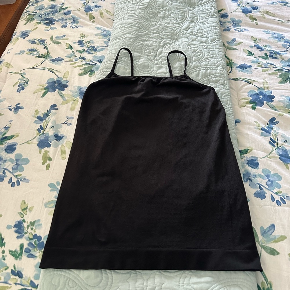 Black Spaghetti Strap Shape Wear